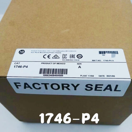 1746P4 Ab Allen-Bradley 1746-P4 Ser A Slc 500 Power Supply Module New Sealed