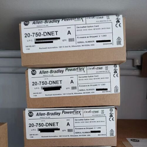100% New Allen-Bradley 20-750-Dnet  Adapter Communications Dpi To Devicenet+