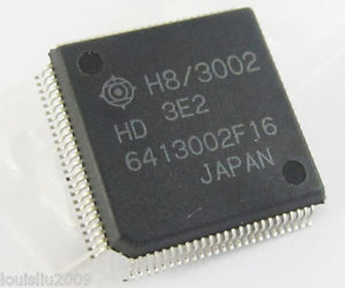 5 pcs IC Chip HD6413002F, 100 pin TQFP, H8/3002 CPU
