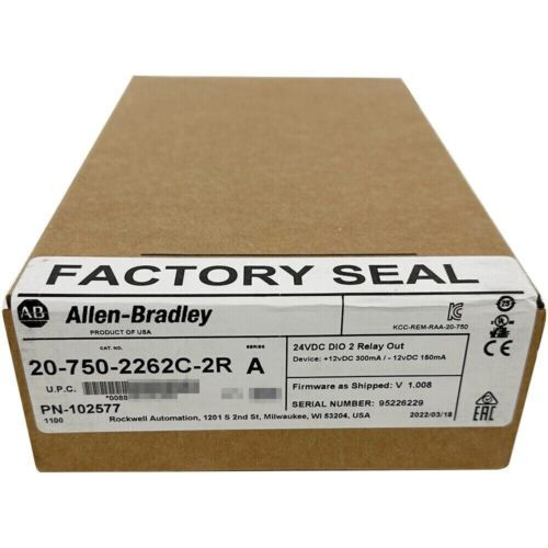 New Allen Bradley 20-750-2262C-2R /A Plc Module 207502262C2R 750 24V Option