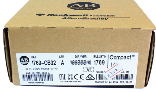 New Factory Sealed Ab 1769-Ob32 / A Compactlogix 32 Pt 24Vdc D/O Module 1769Ob32