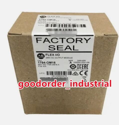 New Factory Sealed Ab 1794-Om16 Ser A Flex 16 Point Digital Output Module