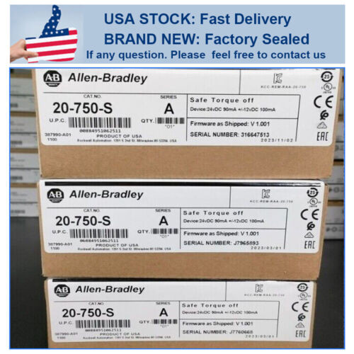 Allen Bradley 20-750-S Series A 750 Safe Torque Off Option Module  New