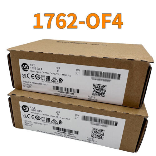 Allen-Bradley 1762-Of4 Micrologix 4Ch Analog Output Module New Sealed 1Pcs