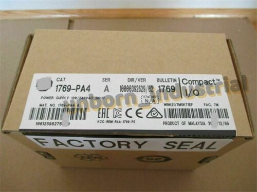 Ab 1769-Pa4 /A Compactlogix Power Supply New Factory Sealed