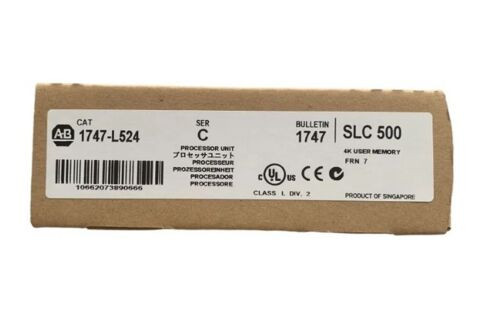 1747-L524 Ser C Slc 500 Cpu Processor Unit Module 1747L524 New Factory Sealed