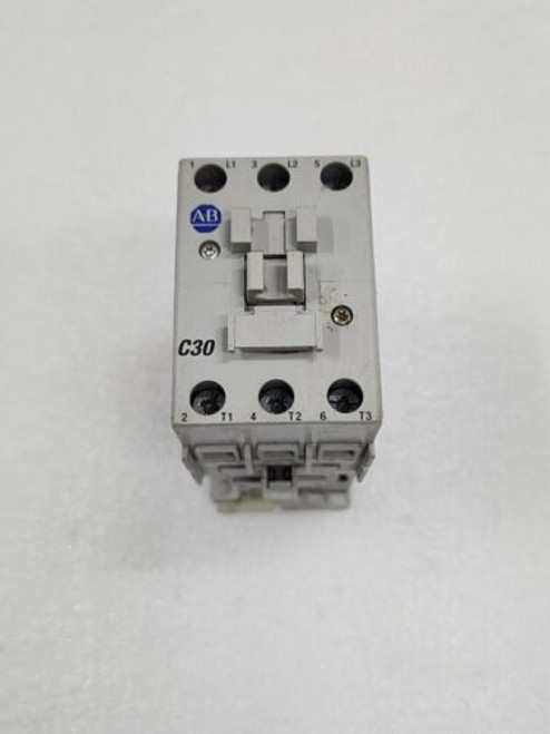 Allen Bradley Cat 100-C30E-00 Ser C Magnetic Contactor Coil Voltage 24Vdc