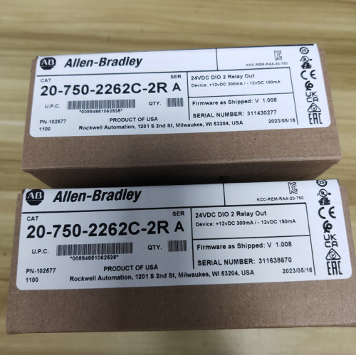 Allen-Bradley 20-750-2262C-2R 750 24V Dc Io Option Module 20-750-2262C-2R