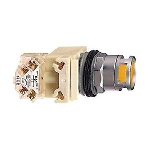 Pushbutton, 30Mm, 120V, Led, Guard, Amber