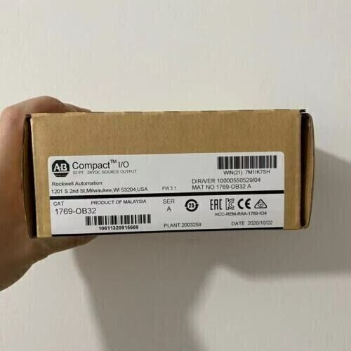 New Sealed Ab 1769-Ob32 /A Compactlogix 32 Pt 24Vdc D/O Module 1769Ob32