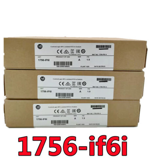 Allen-Bradley 1756-If6I Sera Controllogix 6Point Isolated A/I Module Surplus New
