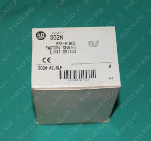 Allen Bradley, 802M-Azj6Lf, Limit Switch Lever Type New
