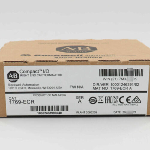 Allen Bradley 1769-Ecr /A Compactlogix Right End Cap Surplus Sealed 5Pc