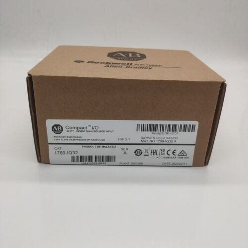 New Sealed Allen-Bradley 1769-Iq32 Ser A Compactlogix 24V Dc Input Module