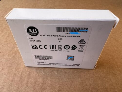 2022 New Sealed  Allen Bradley 1734-Ie2V Ser C Analog Input Module