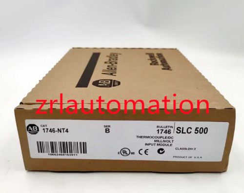 New Factory Sealed Ab 1746-Nt4 Ser B Slc 500 Plc Input Module
