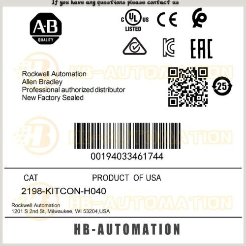 2198-Kitcon-H040 Allen Bradley K5500 Clamp And Conkit For Frame 1 And 2 #Zypl
