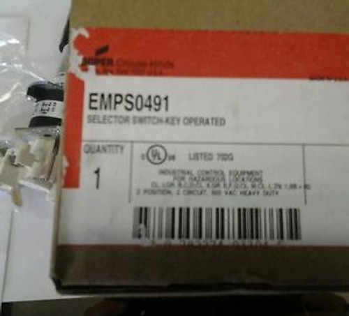 Crouse Hinds Emps0491 Selector Switch