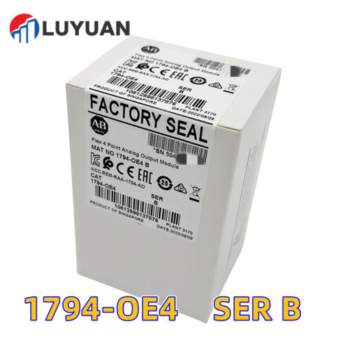 New Sealed Allen-Bradley 1794-Oe4 Flex 4 Point Analog Output Module Ab 1794Oe4