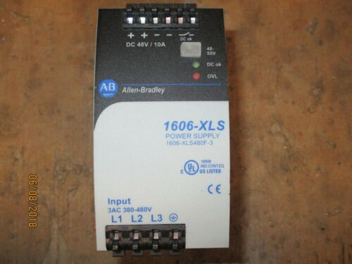 Allen Bradley, 1606-Xls480F-3, Input, Power Supply, Good Condition!