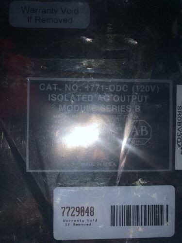 New Sealed Allen-Bradley 1771-Odc Ser B Output Module  1771Odc
