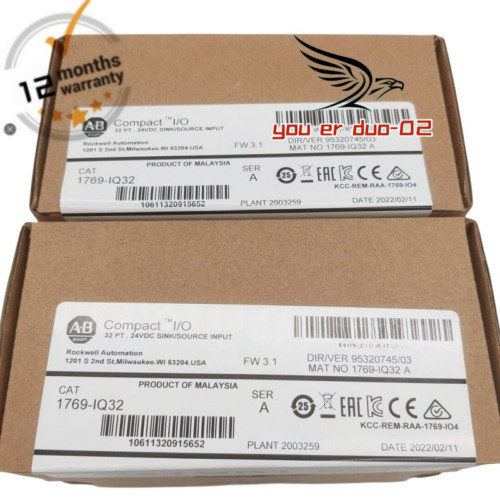 New & Sealed Allen Bradley 1769-Iq32 Ser A 24V Dc Compactlogix Input Module Ab