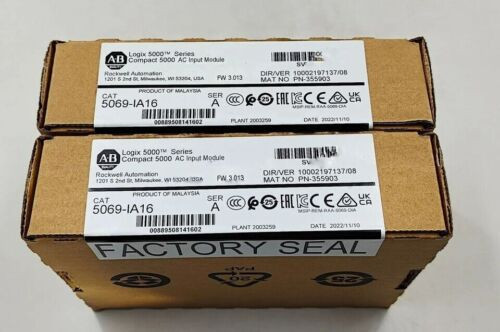 New Factory Sealed Ab 5069-Ia16 Ser A Compact 5000 Ac Input Module Plc 5069Ia16
