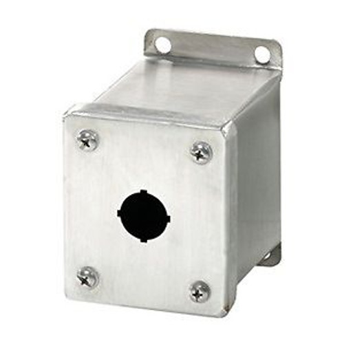 Pushbutton Enclosure, 1 Hole, 22Mm, 304 Ss