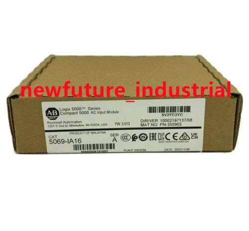 New Factory Sealed Ab 5069-Ia16 /A Compact 5000 Digital Ac Input Module 50691Ai6