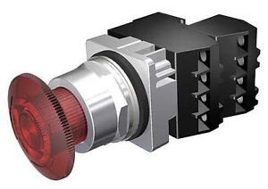 Siemens 52Pr8Ergb Push Btn,30Mm,1.79Inmushroom,2Nc ,Red G6352166