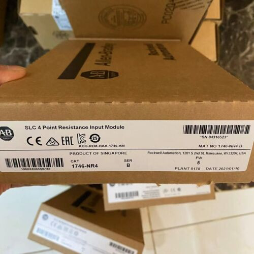 1746-Nr4 New Allen-Bradley 1746 Nr4 /B Slc 500 Rtd Resistance Plc Module 1746Nr4