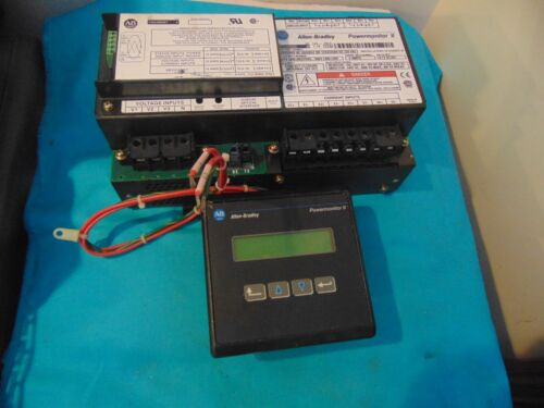 Allen Bradley Powermonitor Ii With Display 1403-Mm05A  1403-Ndnet 1403-Dma