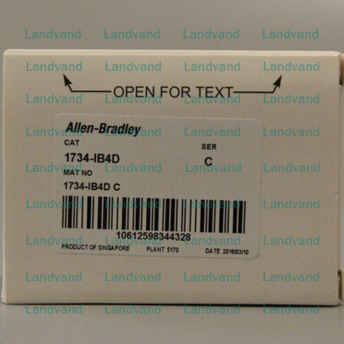 1Pc New 1734-Ib4D Allen-Bradley Plc 1734Ib4D