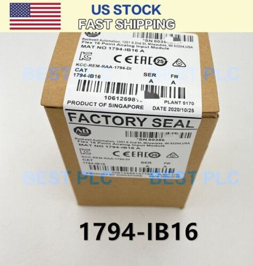 5Pcs 1794Ib16 New Sealed Allen Bradley 1794-Ib16 Ser A Flex I/O Input Module Us