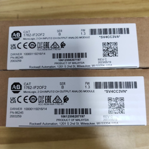 Allen Bradley 1762-If2Of2 Ser B Micrologix 1200 I/O Module 1762If2Of2 Sealed Us