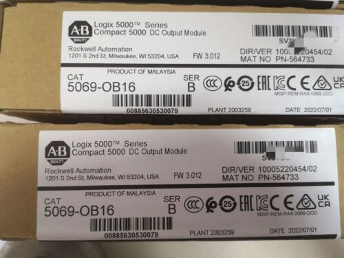 New Allen Bradley 5069-Ob16 Compactlogix Dc Output Module Ser Ab 5069-Ob16 Stock