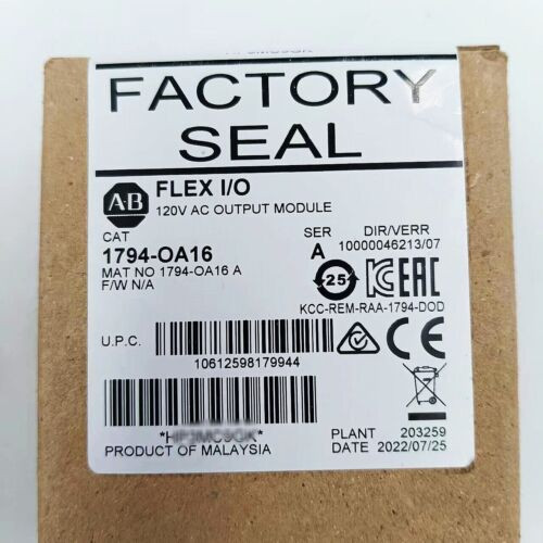 New Factory Sealed Allen Bradley 1794-Oa16 /A  1Pc