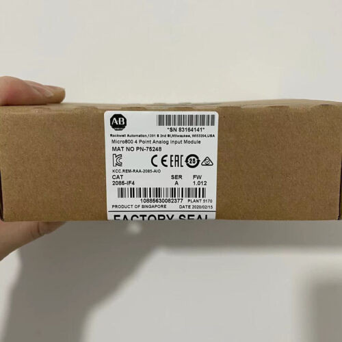 Allen-Bradley New 2085-If4  Micro800 4 Point Analog Input Module 2085If4
