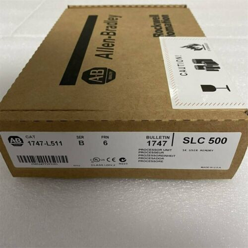 New Factory Seale Ab 1747-L511 Ser B Slc 500 Cpu Processor Unit Module 1747L511