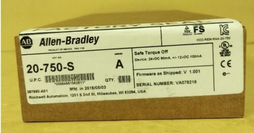 Allen-Bradley 20-750-S Series A 750 Safe Torque Off Option Module 20750S Ab New