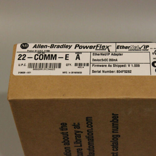 New 22-Comm-E Allen-Bradley Powerflex Ethernet/Ip Adapter