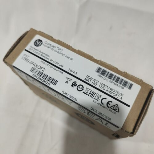 New Allen-Bradley 1769-If4Xof2 Compactlogix High Speed 4 In/2 Out Analog Module