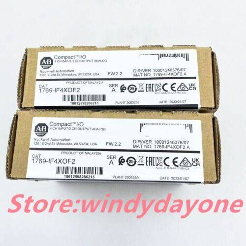 New Allen-Bradley 1769-If4Xof2 Ser A Compactlogix 6 Pt A/I And A/O Module