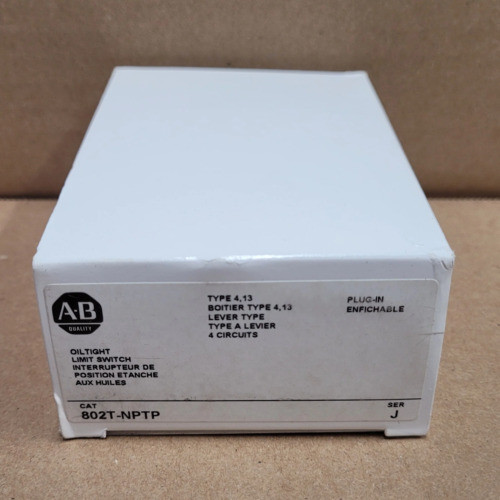 802T-Nptp  Allen-Bradley 802Tnptp Oil Tight Limit Switch