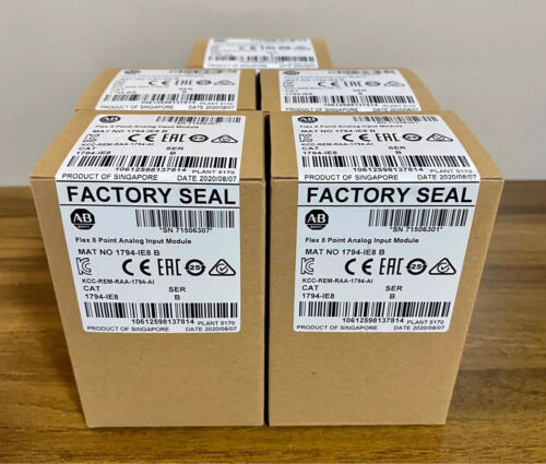 New Ab 1794-Ie8 Flex 8 Point Analog Input Module Allen-Bradley 1794Ie8 Us Stock