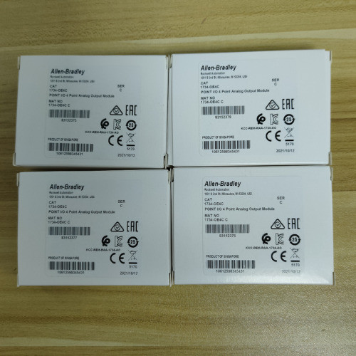 Allen Bradley 1734-Oe4C Ser C Point I/O 4 Point Analog Output Module Ab