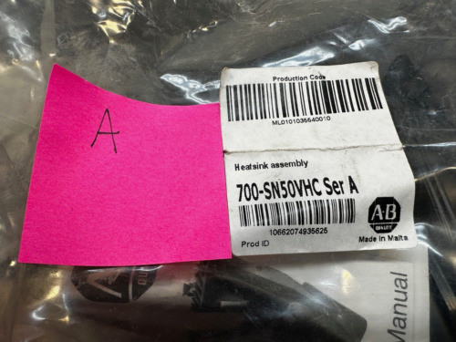 New Sealed Allen Bradley Heatsink Assembly 700-Sn50Vhc Ser A - Us Seller - A