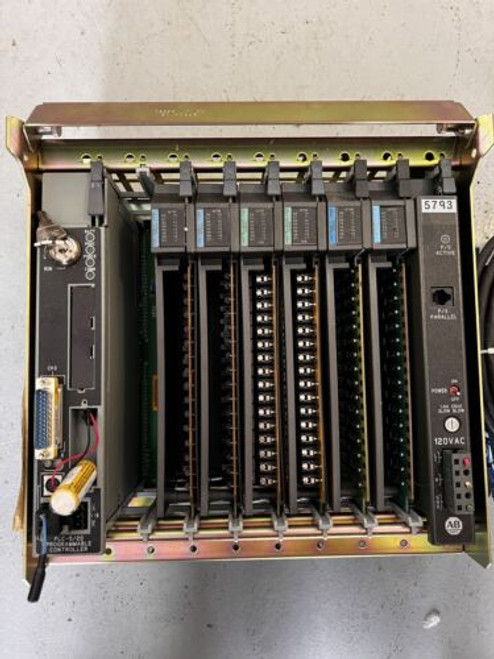 Used Allen Bradley 1785-L20E/E Plc-5/20 With I/O And Chassis