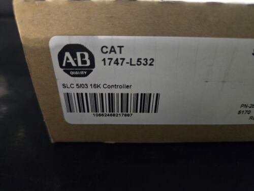 New Factory Sealed Ab 1747-L532 / D Slc 500 Plc Processor Unit Module 1747L532
