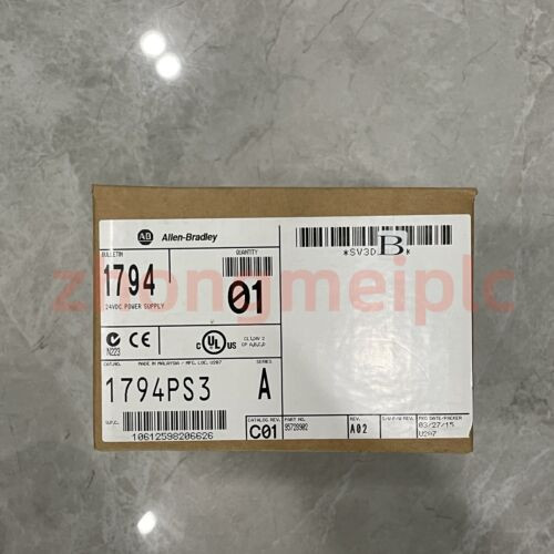 New 1794-Ps3 Allen Bradley Flex Power Supply 1794Ps3